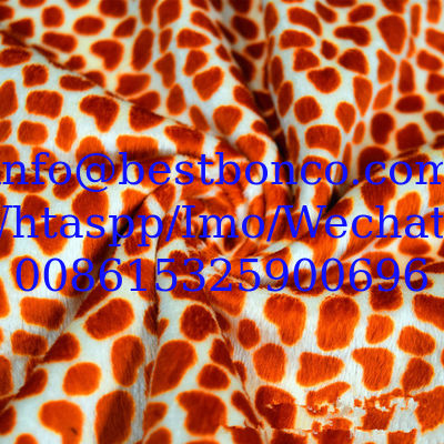 100% polyester and velboa fabricWidth: 60 inchesUsed for toy, shoes and bagsWeight: 200 to 300gsm