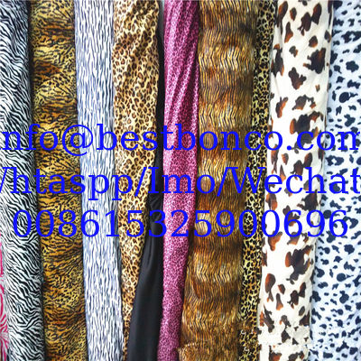 100% polyester and velboa fabricWidth: 60 inchesUsed for toy, shoes and bagsWeight: 200 to 300gsm