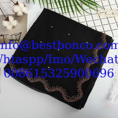 Golden selvedge spun polyster voile super twisted full voile BBTSfinish®