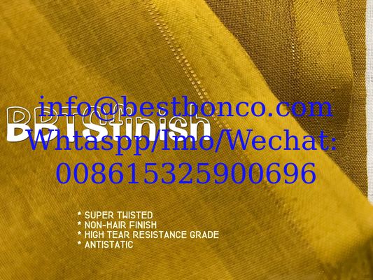 Gold line thread selvedge spun polyster voile super twisted full voile BBTSfinish®