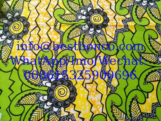 100% Cotton Africa wax printing fabric