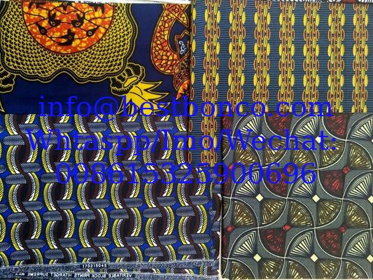 100% Cotton Africa wax printing fabric