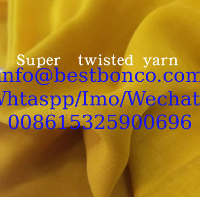 Metallic thread selvedge 100% spun polyester high twisted full voile factory direct sale cheap price high quality