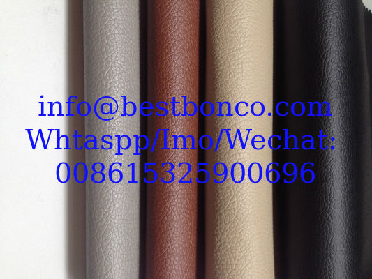 Hot selling small lychee pattern PVC leather luggage sofa car interior 0.6mm leather pu artificial leather