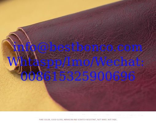 Crazy horse artificial pu leather fabric handmade diy sofa soft bag fabric car waterproof seat simulation cowhide
