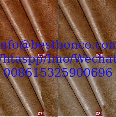 Crazy horse artificial pu leather fabric handmade diy sofa soft bag fabric car waterproof seat simulation cowhide