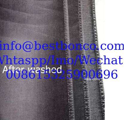 Colorful denim fabric Tencel cotton 9OZ color wash-free denim