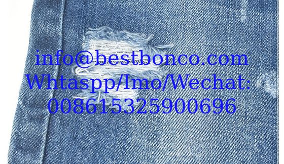 10OZcotton vertical bamboo non-stretch denim fabric 180cm autumn and winter models 10+10 men's jeans fabric manufacturer