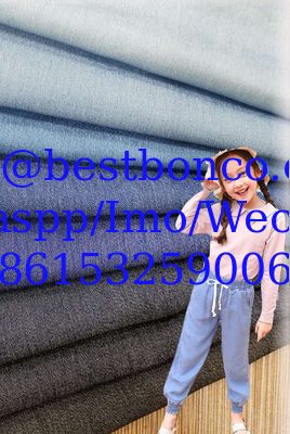 Factory direct non-washing color denim, spring and summer children's wear, women's non-stretch fabric, denim-like tencel