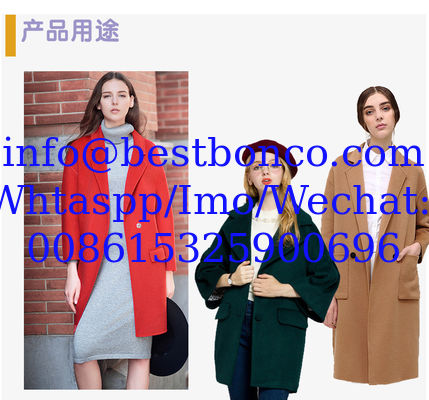 Melton fabric New spot plain woolen fabric, autumn and winter quality thick coat fabric