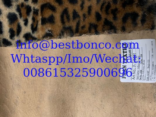 Velboa Printing fabric soft finish with high quality zebra design, snake design, any fashion design finest quality super