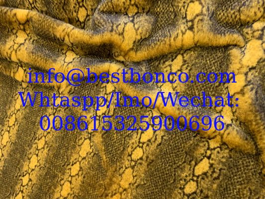 Velboa Printing fabric soft finish with high quality zebra design, snake design, any fashion design finest quality super