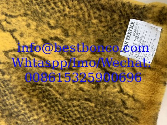 Velboa Printing fabric soft finish with high quality zebra design, snake design, any fashion design finest quality super
