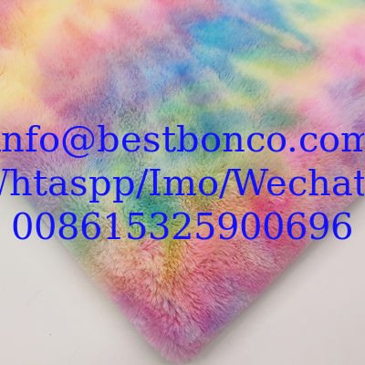 Velboa Printing fabric soft finish with high quality zebra design, snake design, any fashion design finest quality super