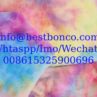 Velboa Printing fabric soft finish with high quality zebra design, snake design, any fashion design finest quality super