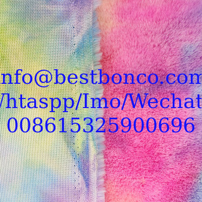 Velboa Printing fabric soft finish with high quality zebra design, snake design, any fashion design finest quality super