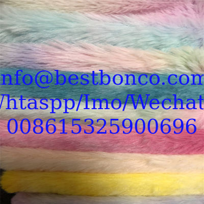 Velboa Printing fabric soft finish with high quality zebra design, snake design, any fashion design finest quality super