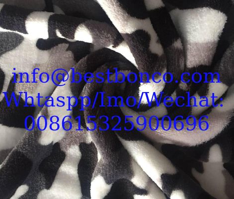 Camouflage Sherpa Fleece Fabric, Suitable for Winter Jackets Lining and Shell