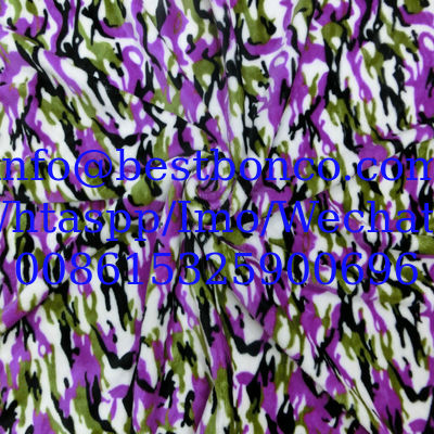 Camouflage Sherpa Fleece Fabric, Suitable for Winter Jackets Lining and Shell