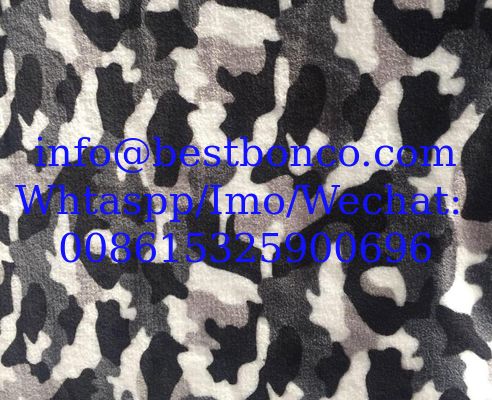 Camouflage Sherpa Fleece Fabric, Suitable for Winter Jackets Lining and Shell