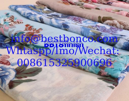 High quality spun polyester voile printing fabric for muslim shawl , scarf , dress, embroidery super fine quality top