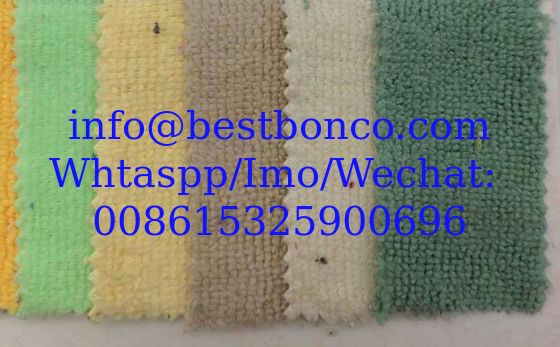 80% polyester 20% nylon strong absorbent towel fabric, warp knitted polyester and nylon double-sided terry clo