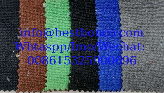 80% polyester 20% nylon strong absorbent towel fabric, warp knitted polyester and nylon double-sided terry clo