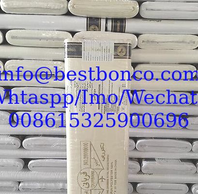 Spun polyester white thobe robe fabric