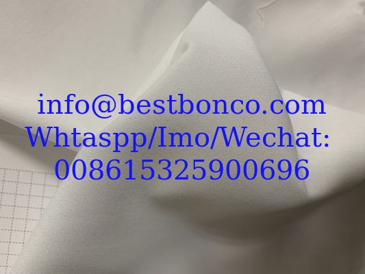 Spun polyester white thobe robe fabric
