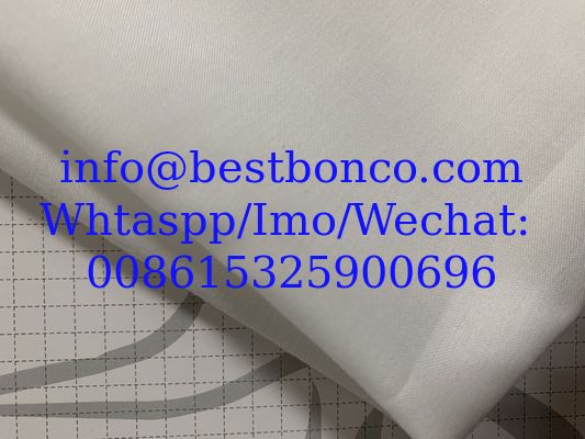 Spun polyester white thobe robe fabric