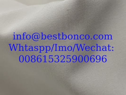 Spun polyester white thobe robe fabric