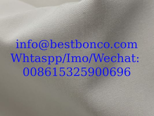 Spun polyester white thobe robe fabric