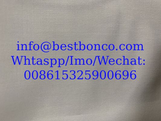 Spun polyester white thobe robe fabric
