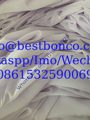 5mmSuper Twisted voile 2200 HTP spun polyester voile bluish white color dyeing soft finish with high cool quality 44inch
