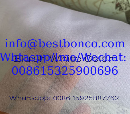5mmSuper Twisted voile 2200 HTP spun polyester voile bluish white color dyeing soft finish with high cool quality 44inch