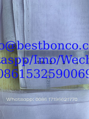 5mmSuper Twisted voile 2200 HTP spun polyester voile bluish white color dyeing soft finish with high cool quality 44inch