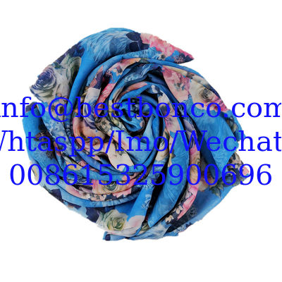 100% SPUN  VOILE SUPER HIGH TWISTED PRINTING 58" صنع في اليابان