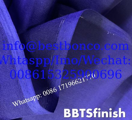 BBTSfinish® Brand metallic thread selvedge color showing effection Spun Polyester voile for muslim Scarf usage