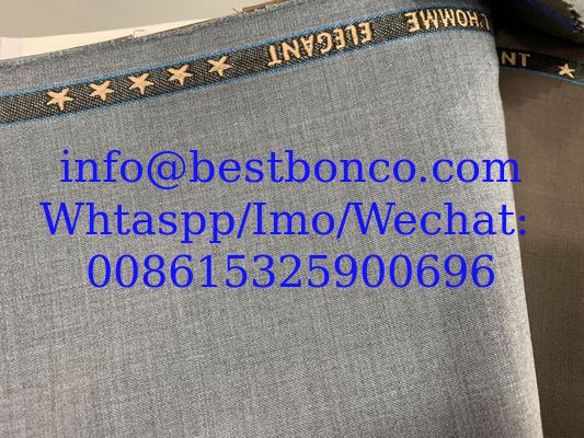 T/R 80/20 THOBE SOFT FINISH SUITING FABRIC SUPER HIGH QUALITY FINISH English jacquard selvedge