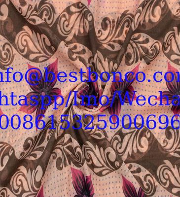 Spun Polyester Voile BBTSfinsh® Brand Screen printing Voile Super Full Twisted 58"