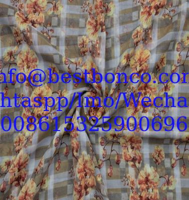 Spun Polyester Voile BBTSfinsh® Brand Screen printing Voile Super Full Twisted 58"