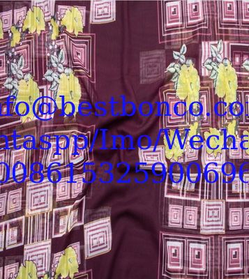 Spun Polyester Voile BBTSfinsh® Brand Digital printing Voile Super Full Twisted 58"
