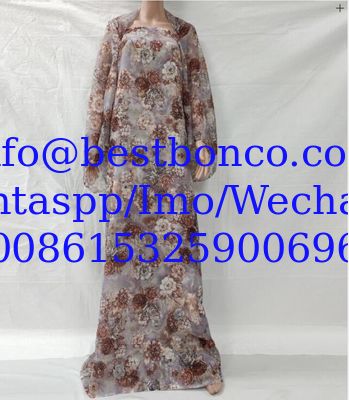 Spun Polyester Voile BBTSfinsh® Brand Body Golden Thread Digital printing Voile Super Full Twisted 58"