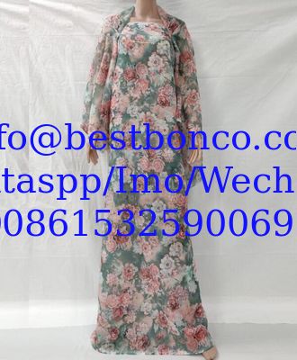 Spun Polyester Voile BBTSfinsh® Brand Body Golden Thread Digital printing Voile Super Full Twisted 58"