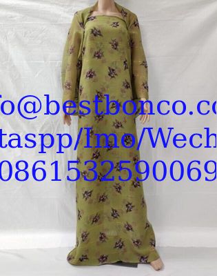 Spun Polyester Voile BBTSfinsh® Brand Body Golden Thread Digital printing Voile Super Full Twisted 58"
