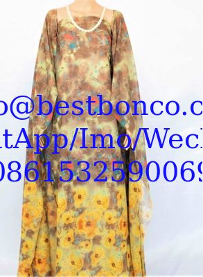 Spun Polyester Voile BBTSfinsh® Brand Body Golden Thread Digital printing Voile Super Full Twisted 58"