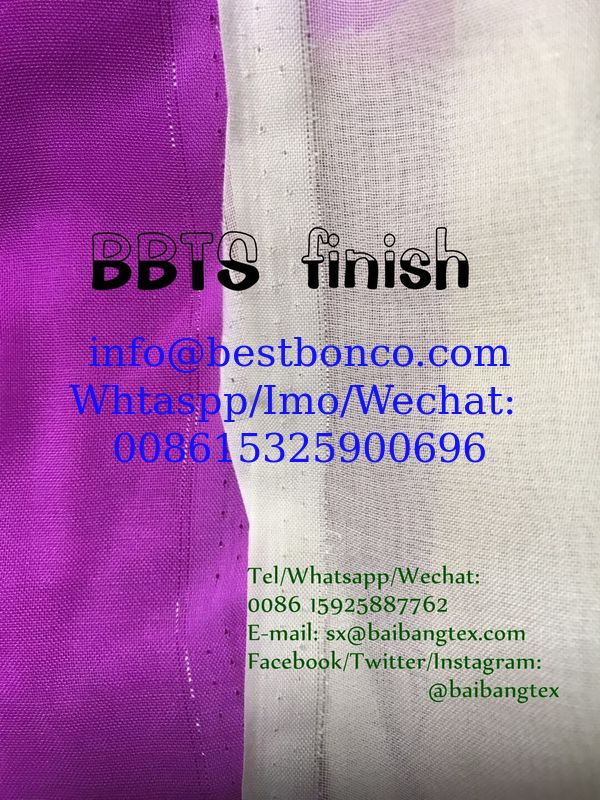Silver line Spun polyester high twisted voile super high quality 2S/2Z 2X2 quality original BBTSfinish