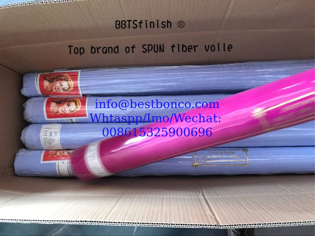 300 colors spun polyester voile fabric ready goods high twisted full voile