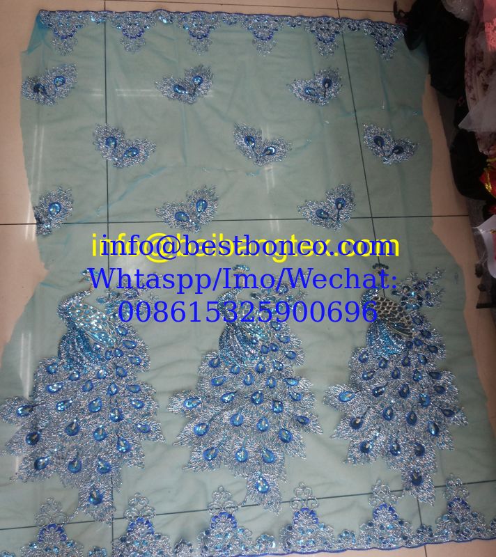 Embroidery Lace fabric wedding fashion high quality for brand garments lace fashion
