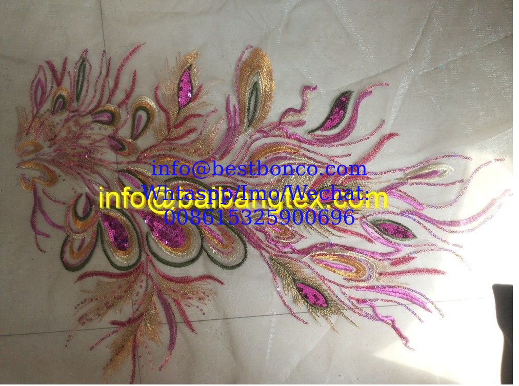Embroidery Lace fabric wedding fashion high quality for brand garments lace fashion